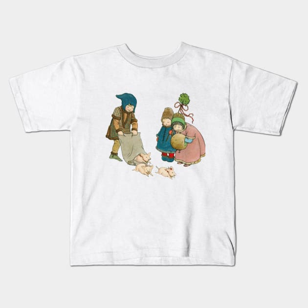 Winter Wonderland 2 Kids T-Shirt by Nisrina Naila